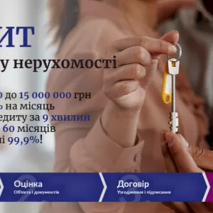 Кредит під заставу квартири до 15 000 000 грн у Києві.