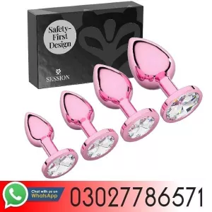 Original 3 Pcs Set Luxury Metal Butt Plug Toys | 03027786571