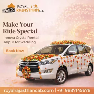 Jaipur Innova Crysta Rental for Weddings and Outstation Tours