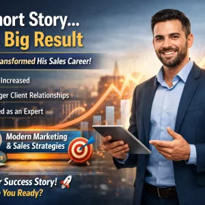 He enrolled in the Modern Marketing and Sales Strategies course,