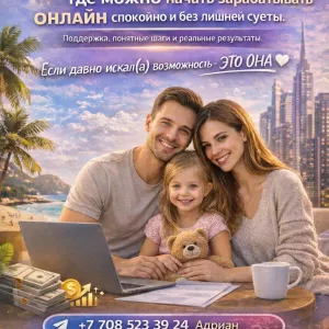 Удалённая работа. Гибкий график. Поддержка и ввод в работу