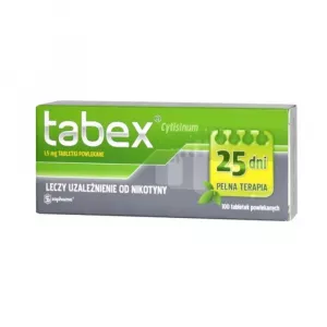 Tabex – 1.5 mg Coated Tablets 100 pieces