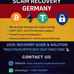 HIGHLY RECOMMENDED RELIABLE CRYPTOCURRENCY RECOVERY EXPERTS CONTACT TECHY FORCE CYBER RETRIEVAL