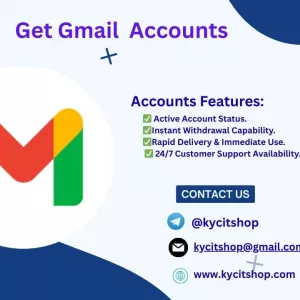 Top 5 Sites to Buy Gmail Accounts (PVA & Old) in the US