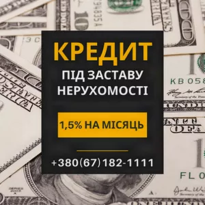 Гроші під заставу нерухомості до 20 млн грн у Києві.