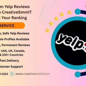 Get Premium Yelp Reviews Service from CreativeSmmIT and Boost Your Ranking