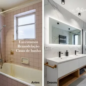 Remodelação Casa de banho e Wc, .