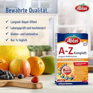 Abtei – Abbey A-Z Complete Depot Long-Term Multivitamins