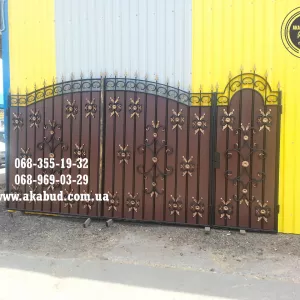 Металоконструкції під ключ | Ворота, навіси, забори, МАФ