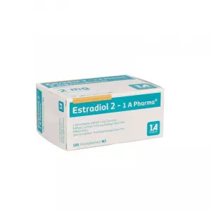 Estradiol 2 – 1 A Pharma 100 Tablets (Estradiol)