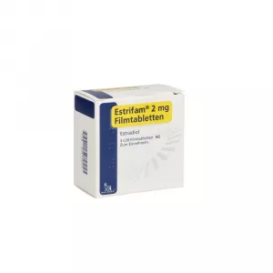 Estrifam 2 mg Filmtabletten 3 × 28 Tablets (Estradiol)