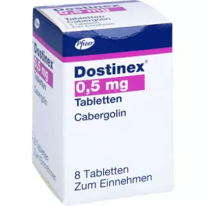 Dostinex 0.5 mg Tabletten 8 Tablets (Cabergoline)