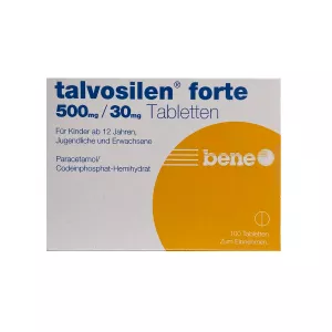 Talvosilen Forte 500/30 mg Tabletten 100 Tablets (Paracetamol / Codeine)