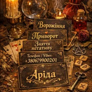 Ясновидиця в Івано-Франківську. Зняття порчі. Ворожіння на Таро. Любовна магія.