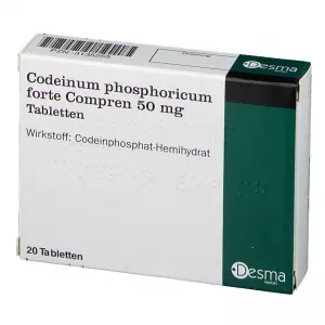 Codeinum Phosphoricum Forte 50 mg 20 Tablets