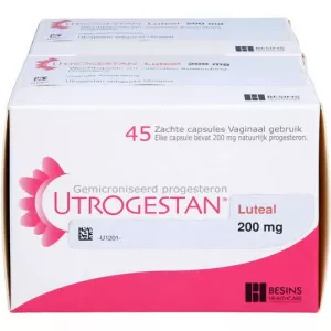 Utrogestan Luteal 200 mg Weichkapseln (vaginal) 90 Capsules