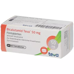 Bicalutamid TEVA 50 mg Filmtabletten 90 Tablets (Bicalutamid)