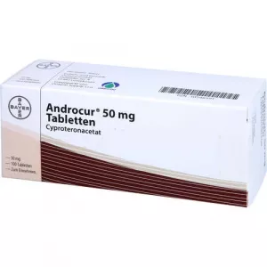 Androcur 50 mg 50 Tablets (Cyproterone)
