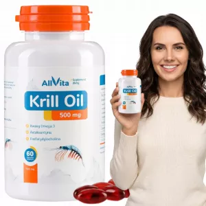 AllVita Krill Oil 500 mg – 60 Capsules