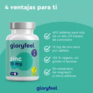 GloryFeel Zinc Forte – 400 Tablets