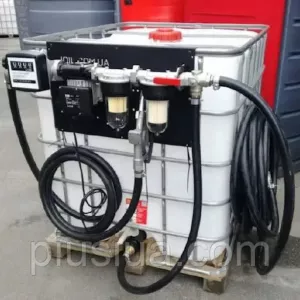 Мобільна міні АЗС Єврокуб на 1000 літрів для дизельного пального