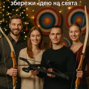 Подарунковий сертифікат на стрільбу з лука в Києві