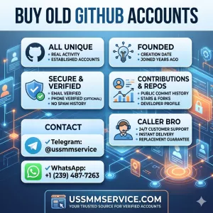 Top Market to Buy Old GitHub Accounts with High Trust