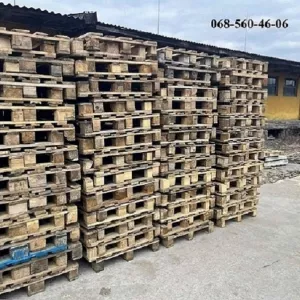 Продаж використаних піддонів з будь-яких сортів деревини.
