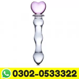 Glas 8» Sweetheart Glass Dildo GLAS-161