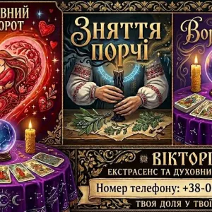 Послуги ясновидиці у Львові: ворожіння, любовна магія, зняття порчі.