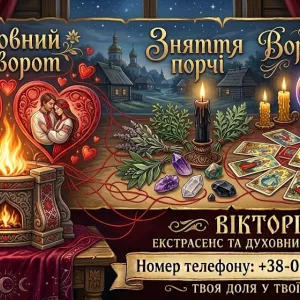 Ворожіння на Таро Мукачево, приворот за фото, зняття порчі, обряди на кохання.