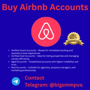 Buy Verified Airbnb Accounts From BigSmmPva In Online
