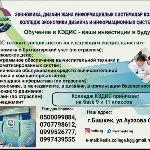 Колледж экономики, дизайна и информационных систем. Принимаем на базе 9 и 11 классов