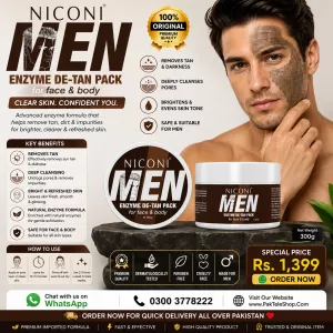 Niconi Men Enzyme De-Tan Pack | 03003778222 - Online Shopping