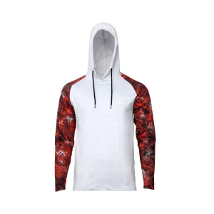 Джерси с капюшоном Azura Jersey A3H Gray-Red Camo XL