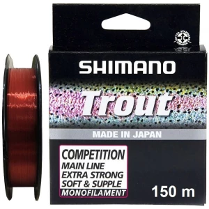 Леска Shimano Trout Competition Mono 150m 0.20mm 3.27kg Red