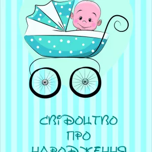 Веселі обкладинки для ”Свідоцтв про народження”