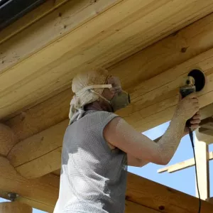 Выполним Шлифовку( брус, оцилиндровка, бревно) срубов домов, бань, беседок