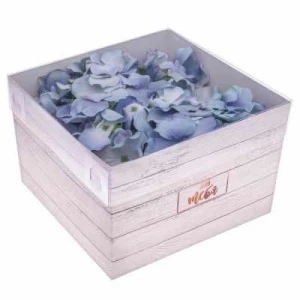 Подарочная коробка, Дарите Счастье, 3639713 Коробка для цветов с PVC-крышкой «Для тебя»