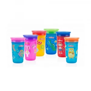 Кухлик непроливайка з кришечкою Nuby 300ml (10411)