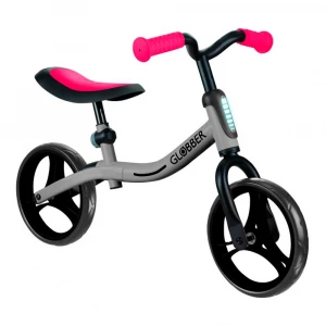 Біговел Globber Go bike Сріблясто-червоний до 20 кг (610-192)