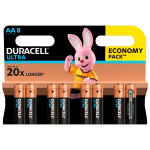 Батарейки лужні Duracell Ultra Power АА 1.5V LR6 8 шт (5000394063051b)