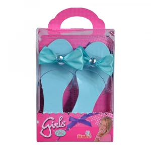 Іграшкові капці для дівчинки Simba Бантики блакитні (5562435-1)
