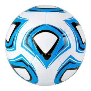 Футбольний м'яч Shantou Jinxing PVC блакитний (FB0422-2)