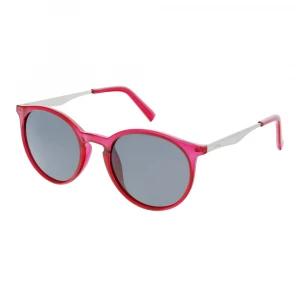 Сонцезахисні окуляри INVU Kids Малиново-срібні панто (K2117C)