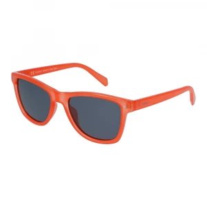 Сонцезахисні окуляри INVU Kids Помаранчево-прозорі вайфарери (K2010C)