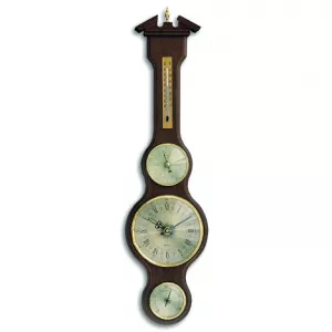 Термометр-гигрометр-барометр в деревяном корпусе Германия