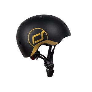 Шолом захисний Scoot and Ride чорний з ліхтариком (SR-181206-BLACK)