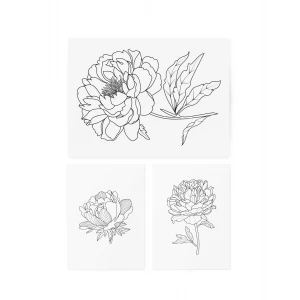 Набір тату для тіла TATTon.me Graphic flowers set (4820191131569)