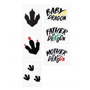 Набір тату для тіла TATTon.me Dragon Family Set (4820191130968)